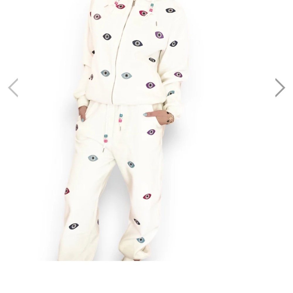 Lola + the Boys Evil Eye Hoodie and Sweatpants Set
